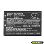 Utángyártott Opticon Vonalkód szkenner Li-ion akkumulátor 3.7V 1800mAh 13224 - CameronSino