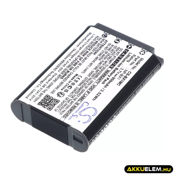 Utángyártott Sony Kamera Li-ion akkumulátor 3.7V 950mAh NP-BX1 - CameronSino