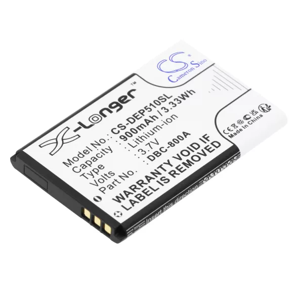 Utángyártott Seecode mobil Li-ion akkumulátor 3.7V 900mAh - CameronSino