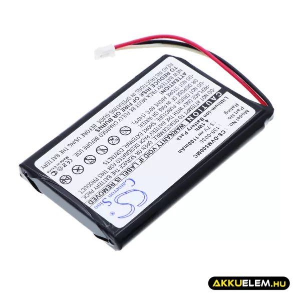 Utángyártott Digital Ally Kamera Li-ion akkumulátor 3.7V 1100mAh 135-0036 - CameronSino