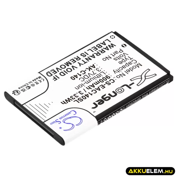 Utángyártott VEX mobil Li-ion akkumulátor 3.7V 900mAh - CameronSino