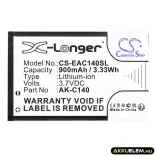 Utángyártott VEX mobil Li-ion akkumulátor 3.7V 900mAh - CameronSino