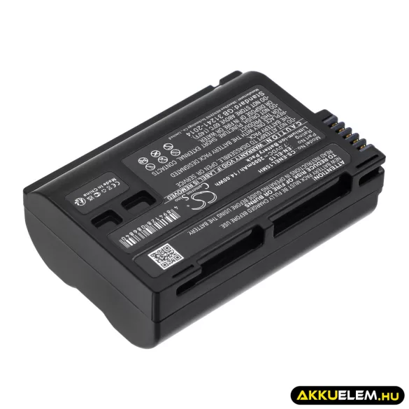 Utángyártott NiKon Kamera Li-ion akkumulátor 7V 2000mAh EN-EL15, EN-EL15A - CameronSino