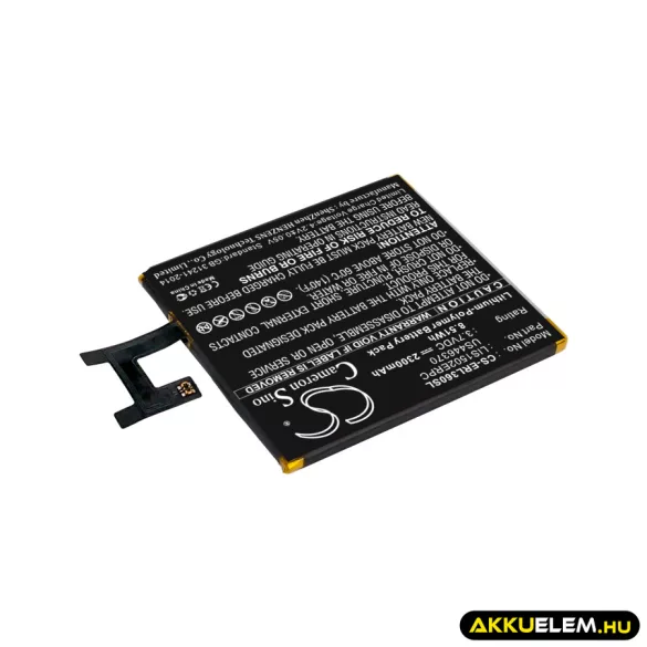 Utángyártott Sony Ericsson mobil Li-Polymer akkumulátor 3.7V 2300mAh LIS1502ERPC, US446370 - CameronSino