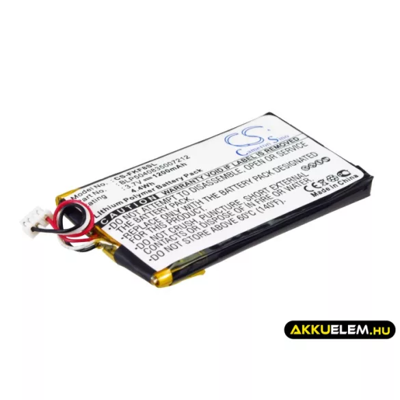 Utángyártott Falk GPS Li-Polymer akkumulátor 3.7V 1200mAh BLP5040835007212 - CameronSino
