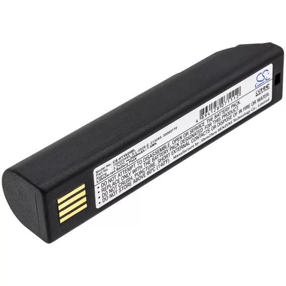 Utángyártott Keyence Vonalkód szkenner Li-ion akkumulátor 3.7V 2000mAh 50121527-005, HR-B1 - CameronSino