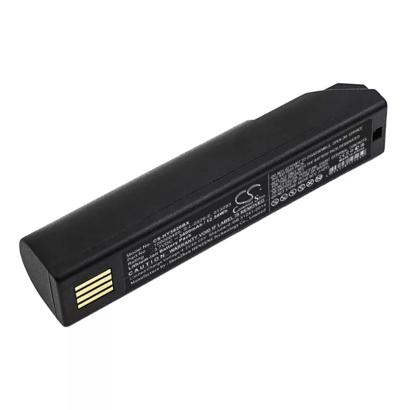 Utángyártott Keyence Vonalkód szkenner Li-ion akkumulátor 3.7V 3400mAh 50121527-005, HR-B1 - CameronSino