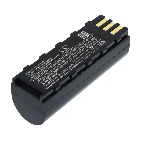 Utángyártott Leuze Vonalkód szkenner Li-ion akkumulátor 3.7V 2600mAh 50120448 - CameronSino