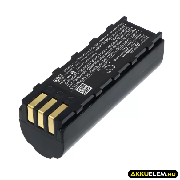 Utángyártott Leuze Vonalkód szkenner Li-ion akkumulátor 3.7V 2600mAh 50120448 - CameronSino