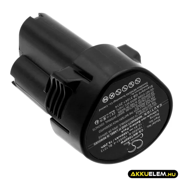 Utángyártott Makita szerszámgép Li-ion akkumulátor 10.8V 1500mAh 194550-6, 194551-4 - CameronSino