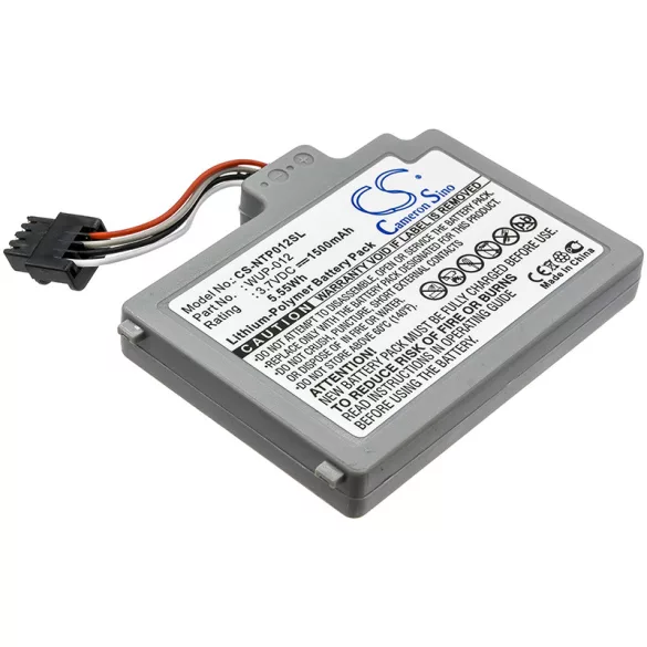 Utángyártott Nintendo Játékkonzol Li-Polymer akkumulátor 3.7V 1500mAh WUP-012 - CameronSino