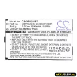 Utángyártott Optoma Mobil projektor Li-ion akkumulátor 3.7V 1350mAh BBPK3ALIS, 46.8CU01G001 - CameronSino