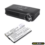 Utángyártott Optoma Mobil projektor Li-ion akkumulátor 3.7V 1350mAh BBPK3ALIS, 46.8CU01G001 - CameronSino