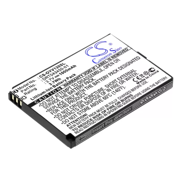 Utángyártott Auro mobil Li-ion akkumulátor 3.7V 1000mAh M912 - CameronSino