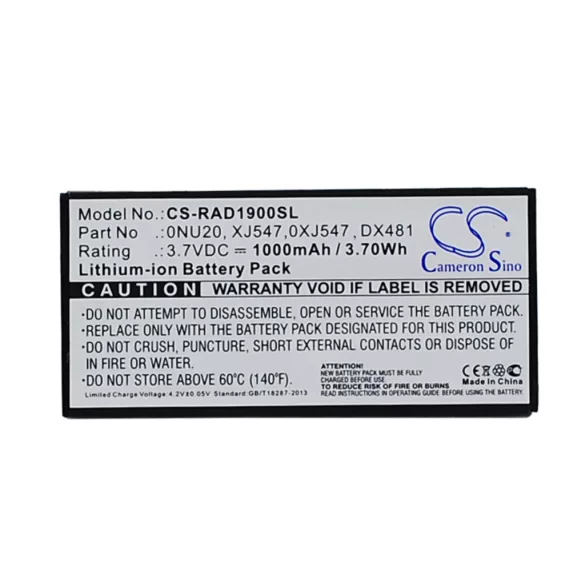 Utángyártott Dell RAID vezérlő Li-ion akkumulátor 3.7V 1000mAh FR465, FR463 - CameronSino