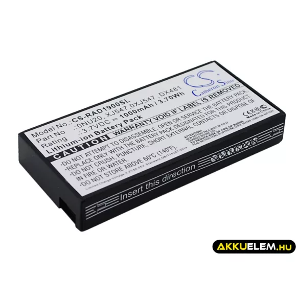 Utángyártott Dell RAID vezérlő Li-ion akkumulátor 3.7V 1000mAh FR465, FR463 - CameronSino