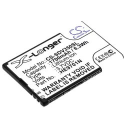   Utángyártott Sonocaddie GPS Li-ion akkumulátor 3.7V 1700mAh HE9701N, G-4L - CameronSino