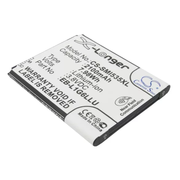 Utángyártott USCellular mobil Li-ion akkumulátor 3.8V 2100mAh EB-L1G6LLUC, EB-L1G6LVA - CameronSino