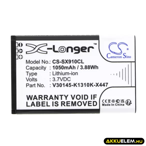 Utángyártott Siemens Vezeték nélküli telefon Li-ion akkumulátor 3.7V 1050mAh V30145-K1310K-X447, V30145-K1310K-X447-0-HY - CameronSino