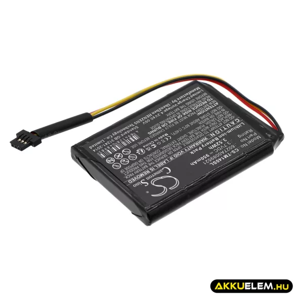 Utángyártott TomTom GPS Li-ion akkumulátor 3.7V 950mAh 6027A0089521, AHA11110005 - CameronSino
