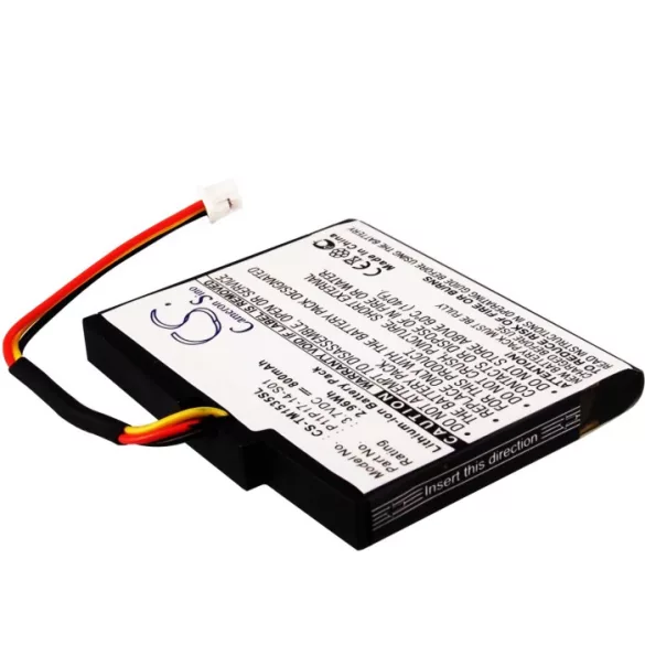 Utángyártott TomTom GPS Li-ion akkumulátor 3.7V 800mAh P11P17-14-S01 - CameronSino