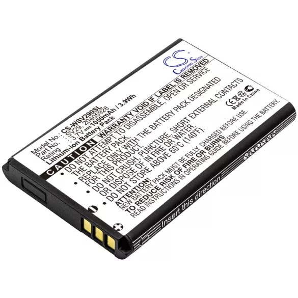 Utángyártott Maas mobil Li-ion akkumulátor 3.7V 1050mAh CB-28 - CameronSino