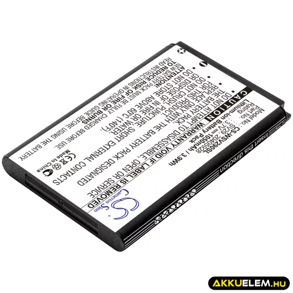 Utángyártott Maas mobil Li-ion akkumulátor 3.7V 1050mAh CB-28 - CameronSino
