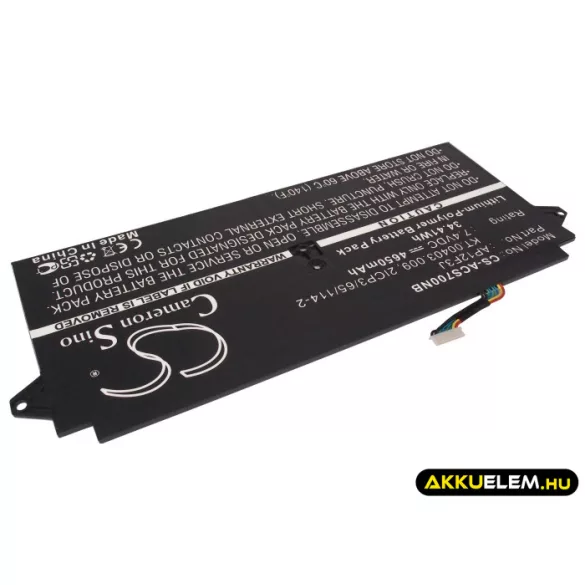 Utángyártott Acer laptop Li-Polymer akkumulátor 7.4V 4650mAh AP12F3J, KT.00403.009 - CameronSino
