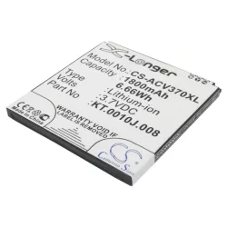   Utángyártott Acer mobil Li-ion akkumulátor 3.7V 1800mAh KT.0010J.008, JD-201212-JLQU-C11M-003 - CameronSino