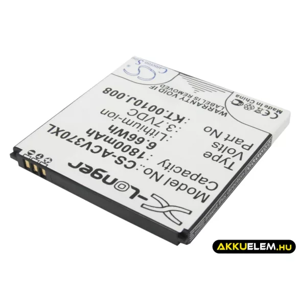 Utángyártott Acer mobil Li-ion akkumulátor 3.7V 1800mAh KT.0010J.008, JD-201212-JLQU-C11M-003 - CameronSino