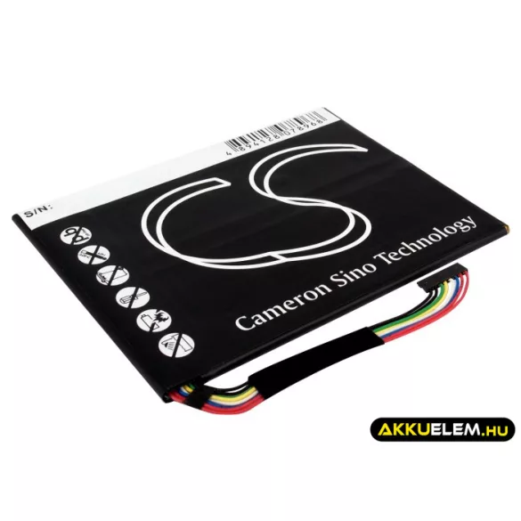 Utángyártott Asus Tablet Li-Polymer akkumulátor 7.4V 3300mAh C21-EP101, C21EP101 - CameronSino