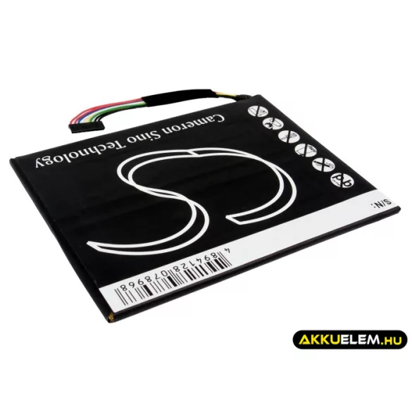 Utángyártott Asus Tablet Li-Polymer akkumulátor 7.4V 3300mAh C21-EP101, C21EP101 - CameronSino