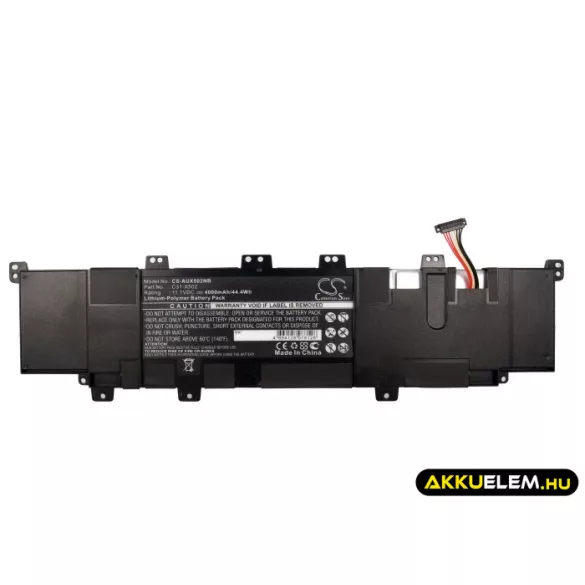 Utángyártott Asus laptop Li-Polymer akkumulátor 11.1V 4000mAh C31-X502, C21-X502 - CameronSino