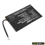 Utángyártott Barnes & Noble E-könyv Li-Polymer akkumulátor 3.7V 2150mAh DR-NK03, MLP305787 - CameronSino