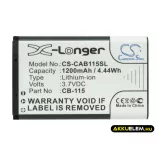 Utángyártott CAT mobil Li-ion akkumulátor 3.7V 1200mAh CB-115 - CameronSino
