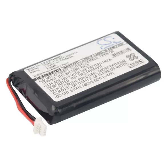 Utángyártott Crestron Távirányító Li-ion akkumulátor 3.7V 1700mAh TPMC-4XG-BTP, 6502313 - CameronSino