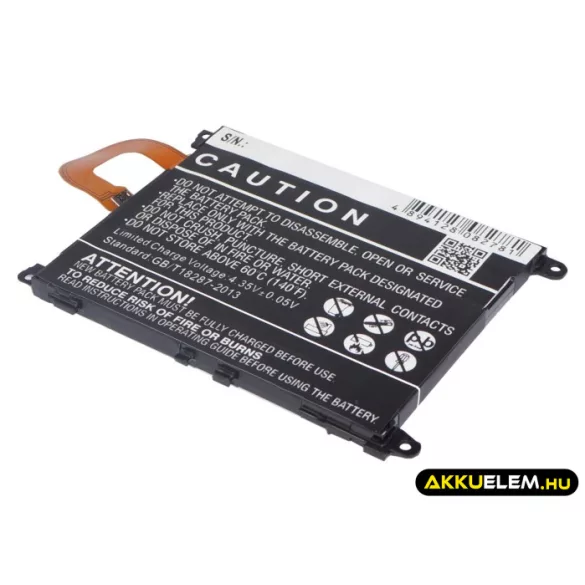 Utángyártott Sony Ericsson mobil Li-Polymer akkumulátor 3.8V 3000mAh LIS1525ERPC, AGPB011-A001 - CameronSino