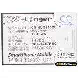 Utángyártott Huawei mobil Li-ion akkumulátor 3.8V 3000mAh HB476387RBC - CameronSino