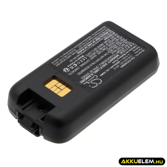 Utángyártott Intermec Vonalkód szkenner Li-ion akkumulátor 3.7V 6800mAh 318-034-001, AB18 - CameronSino