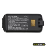 Utángyártott Intermec Vonalkód szkenner Li-ion akkumulátor 3.7V 4400mAh 318-034-001, AB18 - CameronSino