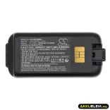 Utángyártott Intermec Vonalkód szkenner Li-ion akkumulátor 3.7V 5200mAh 318-034-001, AB18 - CameronSino
