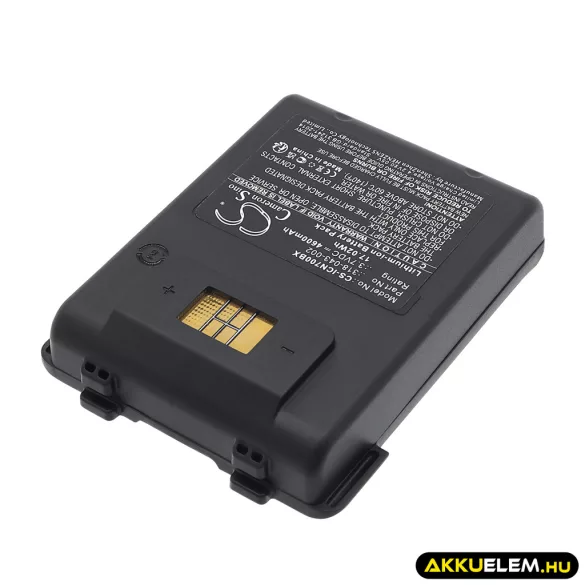 Utángyártott Intermec Vonalkód szkenner Li-ion akkumulátor 3.7V 4600mAh 318-043-002, 318-043-022 - CameronSino