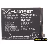 Utángyártott Lenovo mobil Li-Polymer akkumulátor 3.8V 3050mAh BL216 - CameronSino