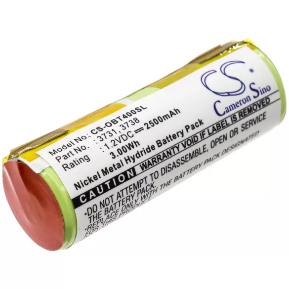 Utángyártott Oral-B Fogkefe Ni-MH akkumulátor 1.2V 2500mAh 3731, 3738 - CameronSino
