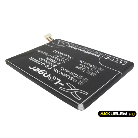 Utángyártott Panasonic mobil Li-Polymer akkumulátor 3.8V 2500mAh - CameronSino