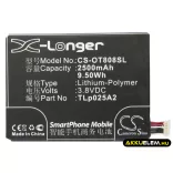 Utángyártott Panasonic mobil Li-Polymer akkumulátor 3.8V 2500mAh - CameronSino