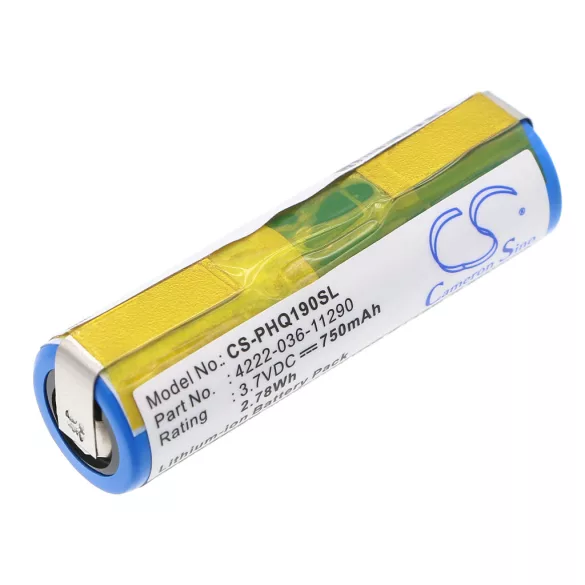 Utángyártott Panasonic Borotva Li-ion akkumulátor 3.7V 750mAh - CameronSino