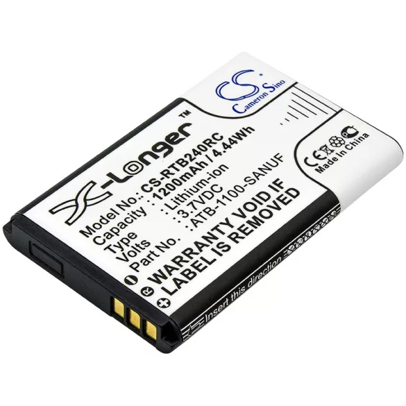 Utángyártott PROBAT Távirányító Li-ion akkumulátor 3.7V 1200mAh - CameronSino
