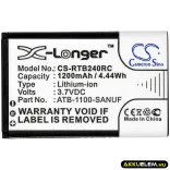 Utángyártott PROBAT Távirányító Li-ion akkumulátor 3.7V 1200mAh - CameronSino