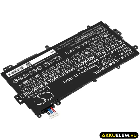 Utángyártott Samsung Tablet Li-Polymer akkumulátor 3.7V 3000mAh SP3770E1H - CameronSino